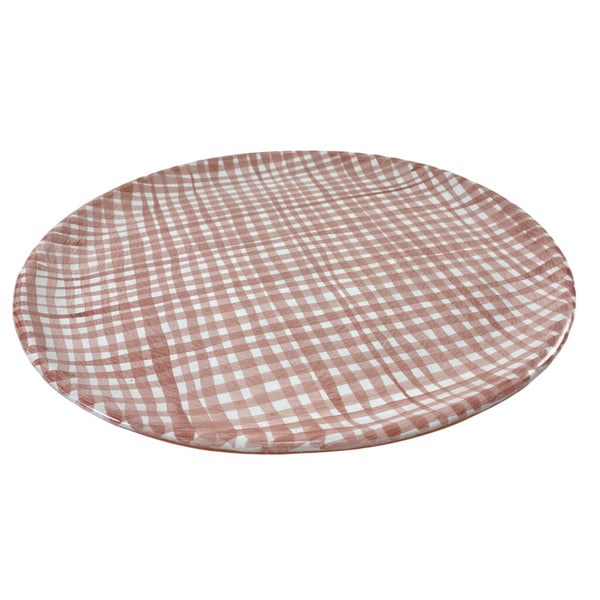Round Platter | Gingham