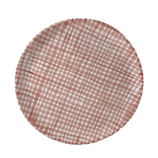 Round Platter | Gingham