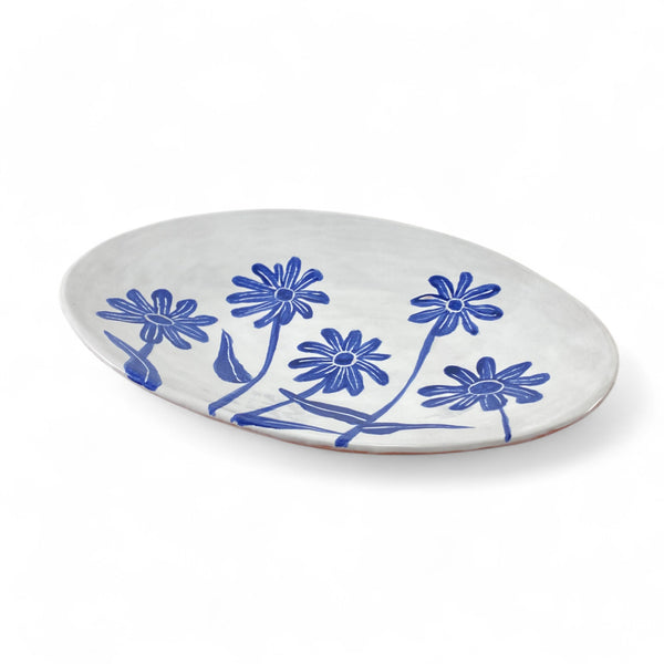 Oval Serving | Flowers Five