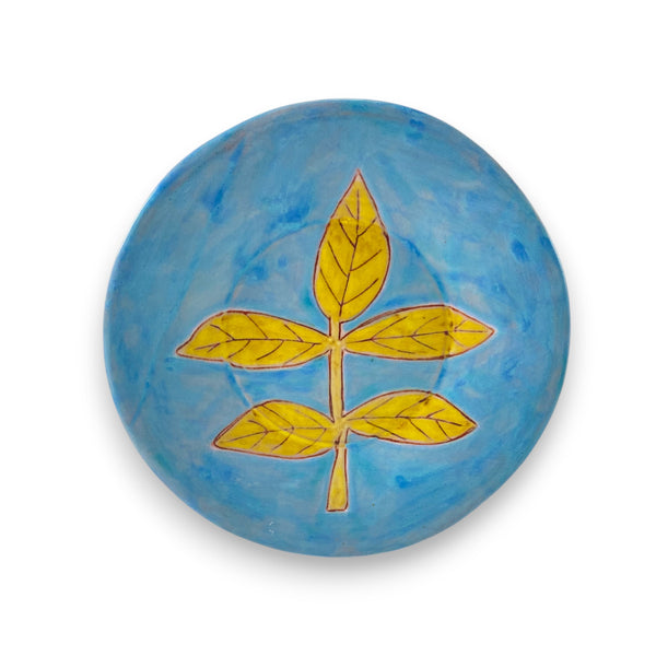 Snack Plate | Gold Leaf