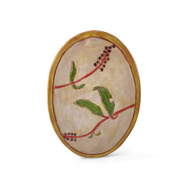 Wall Plaque | Pokeberry III