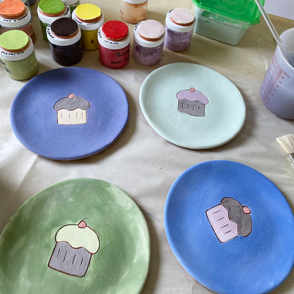 October 25th | Paint Your Own Cupcake Dessert Plate