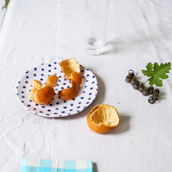 Polka Dot Dessert Plate