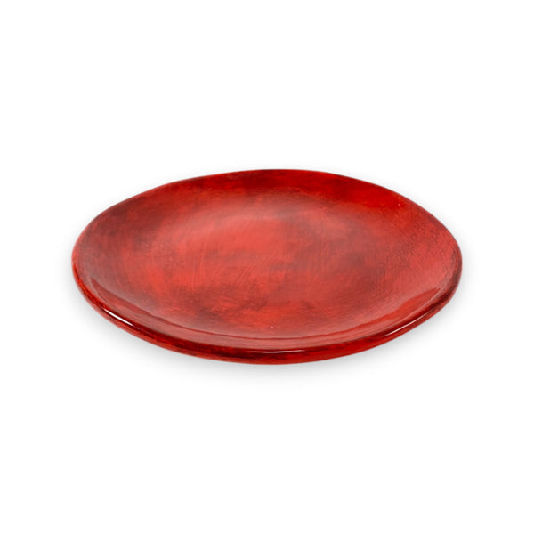 Dessert Plate | Rustic Red