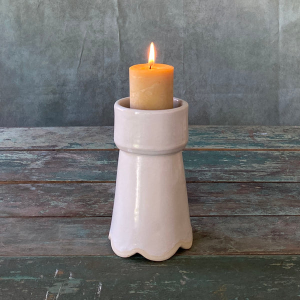 Scallop Candle Holder