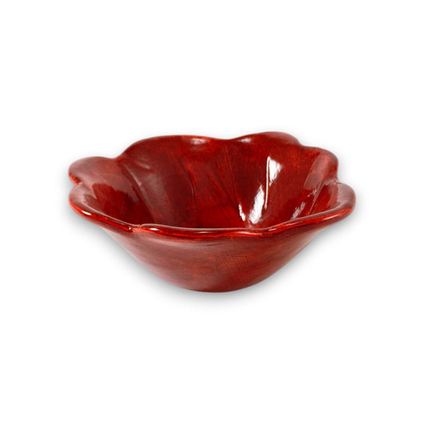 Floralform Dipping Bowl | Rustic Red