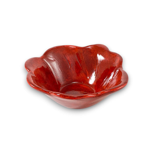 Floralform Dipping Bowl | Rustic Red