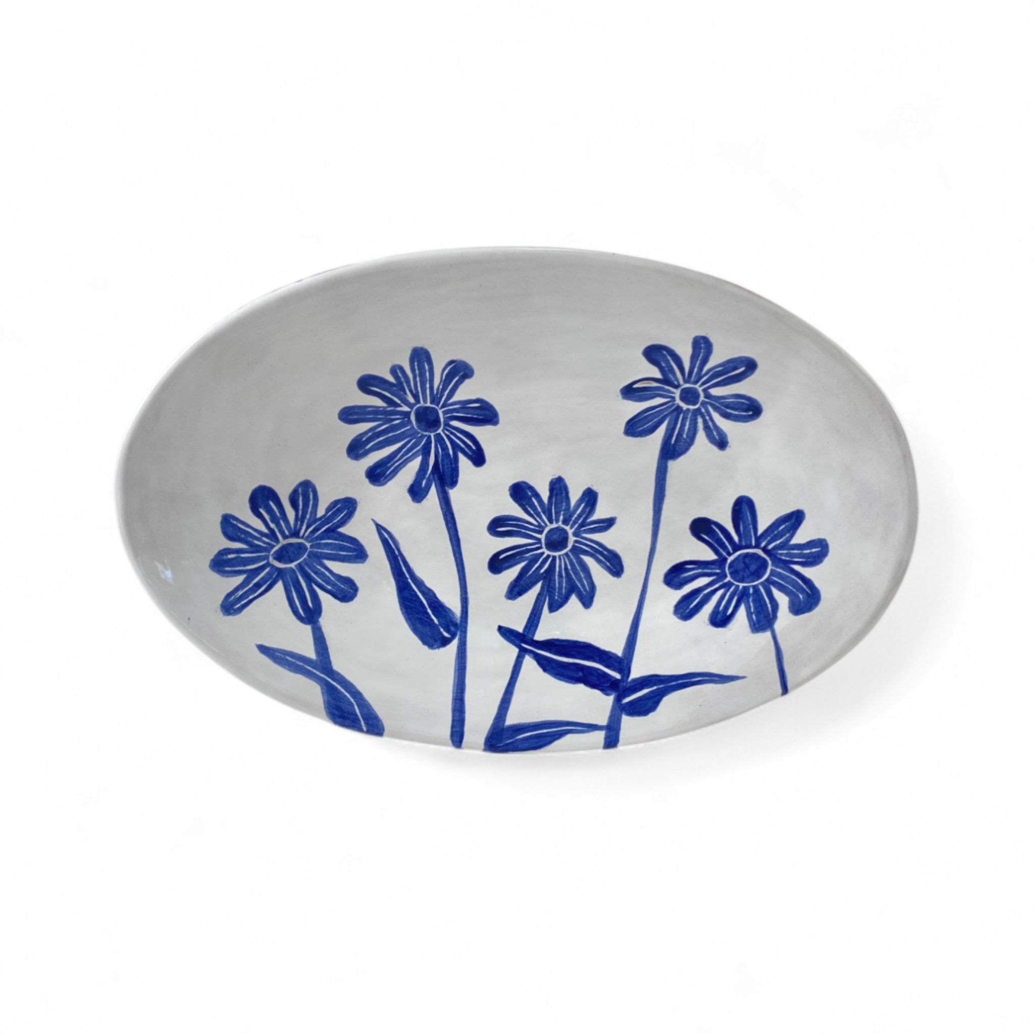 Oval Serving | Flowers Five