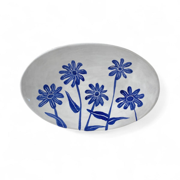 Oval Serving | Flowers Five