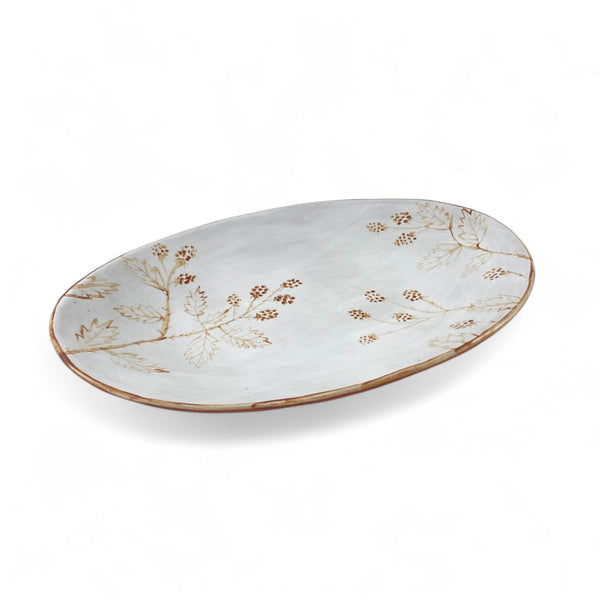 Oval Serving | Blackberry Silhouette