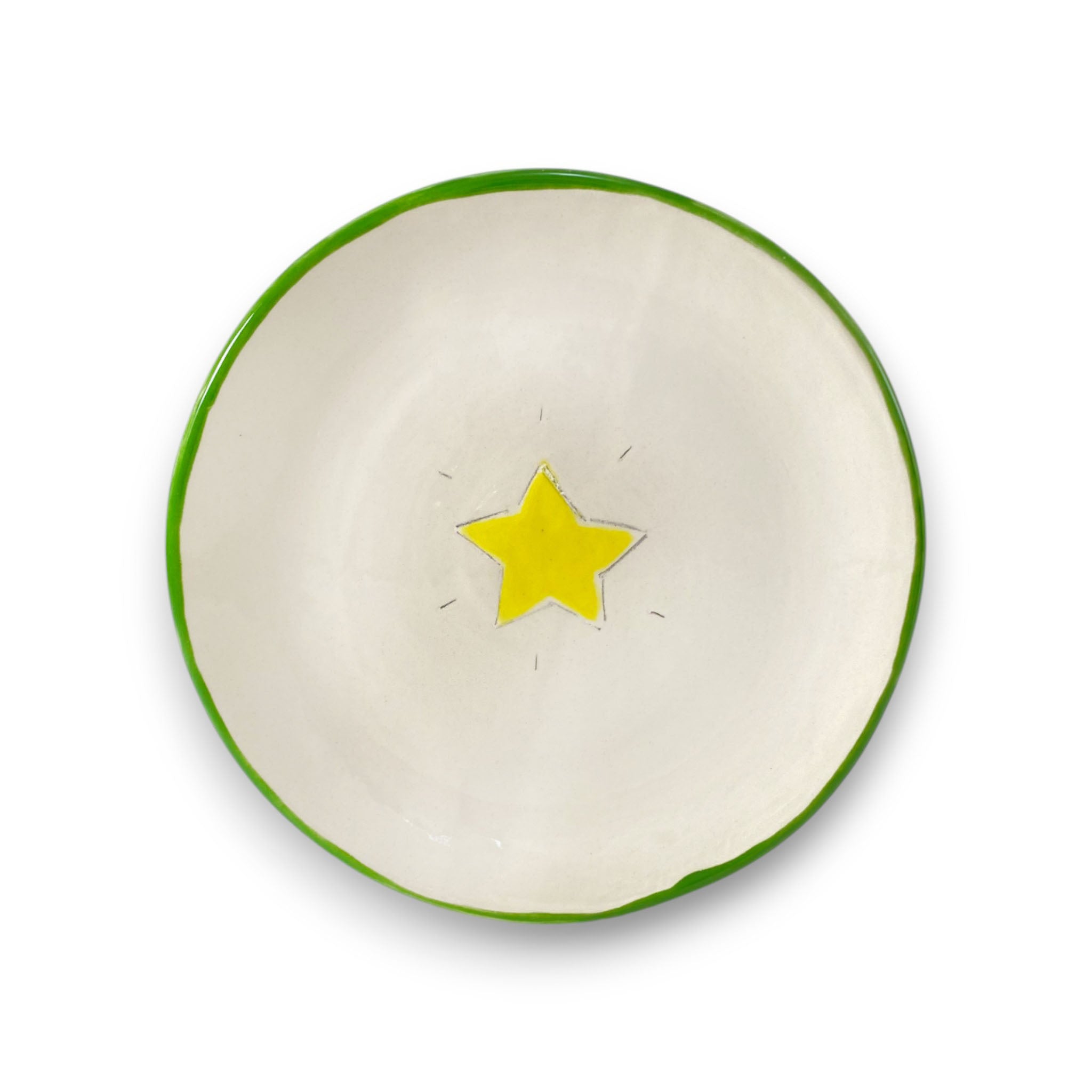 Starlight Dessert Plate | Clover Rim
