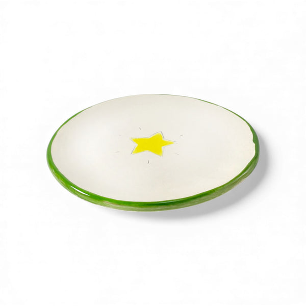 Starlight Dessert Plate | Clover Rim