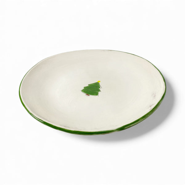 Christmas Tree Dinner Plate | Clover Rim