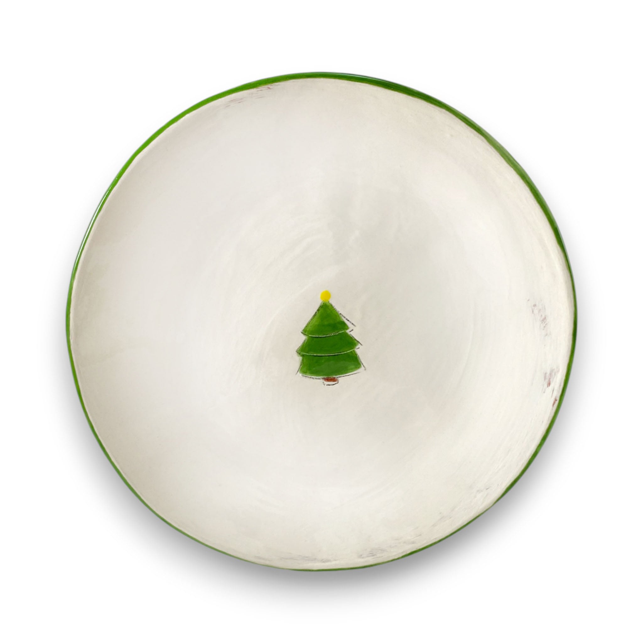 Christmas Tree Dinner Plate | Clover Rim