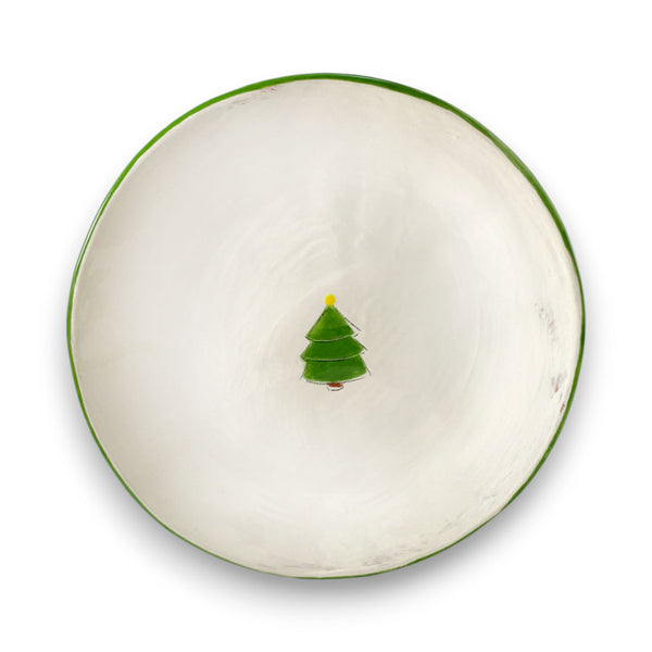Christmas Tree Dinner Plate | Clover Rim