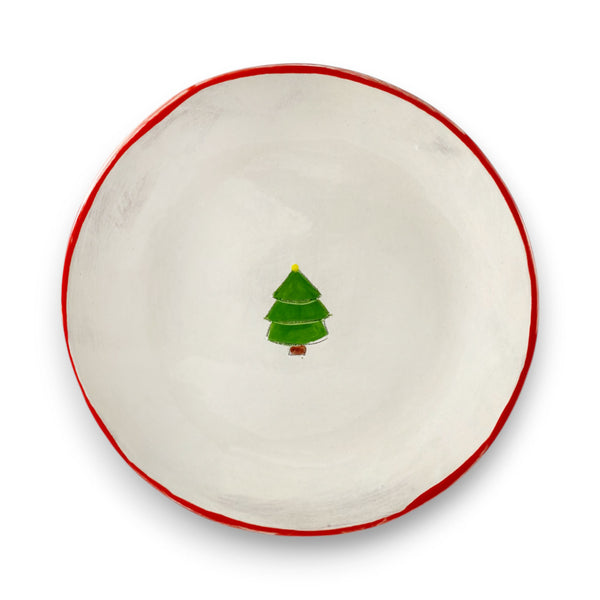 Christmas Tree Dinner Plate | Poppy Rim