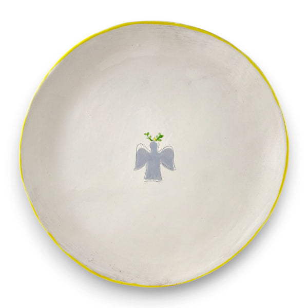 Peace Dove Charger | Gold Rim