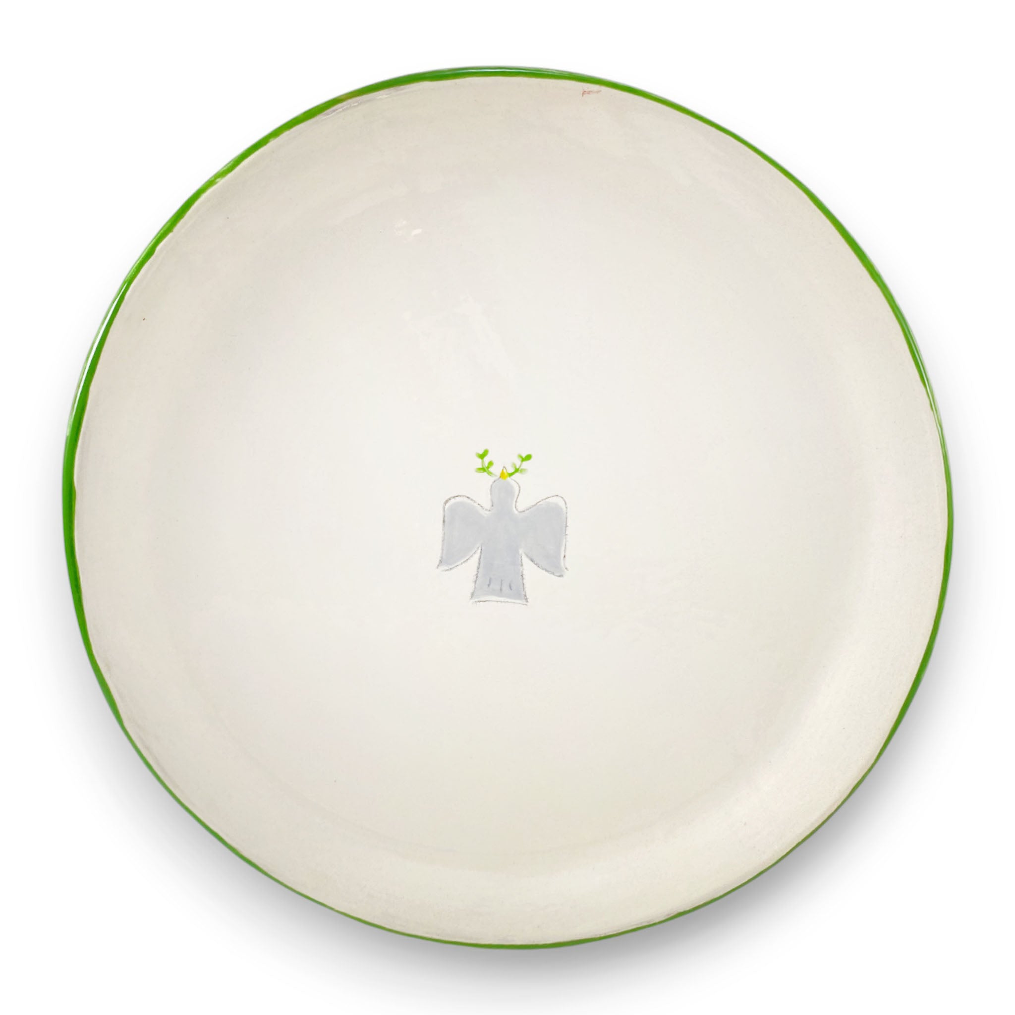 Peace Dove Charger | Clover Rim