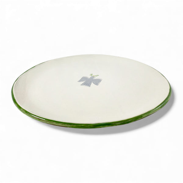 Peace Dove Charger | Clover Rim