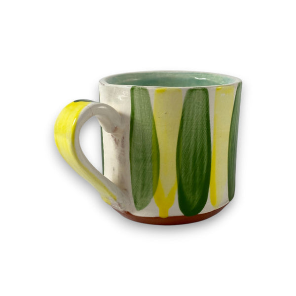 Striped Big Cup | Green+Gold