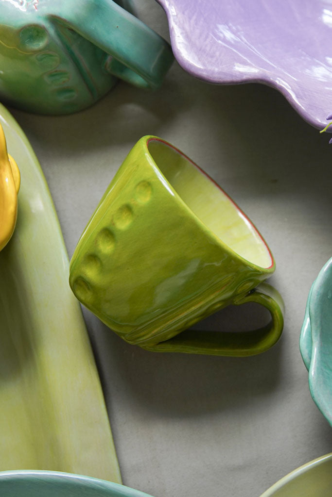 Two-Tone Latte Cup | Chartreuse & Babygrass
