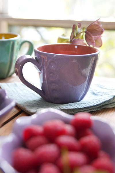 Two-Tone Latte Cup | Mysteria & Peach