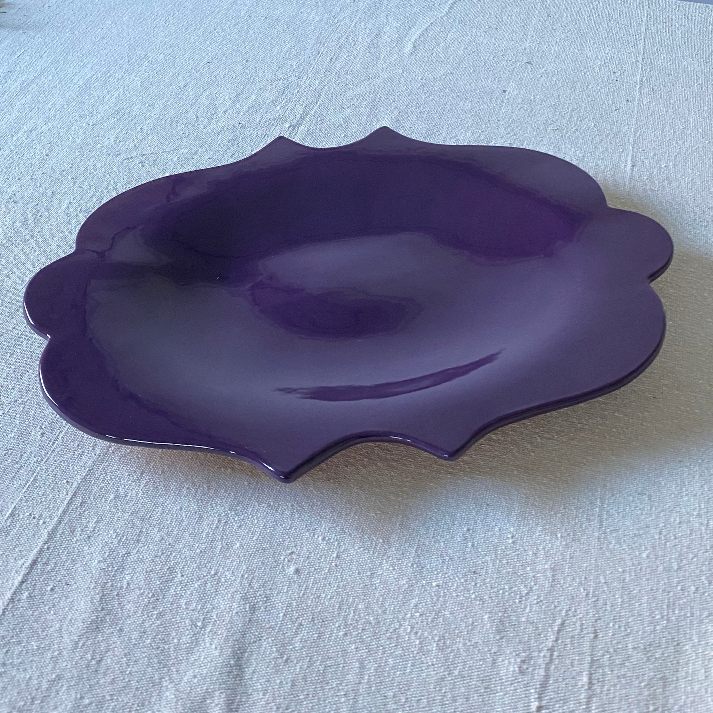 Seconds Baroque Platter | Plum