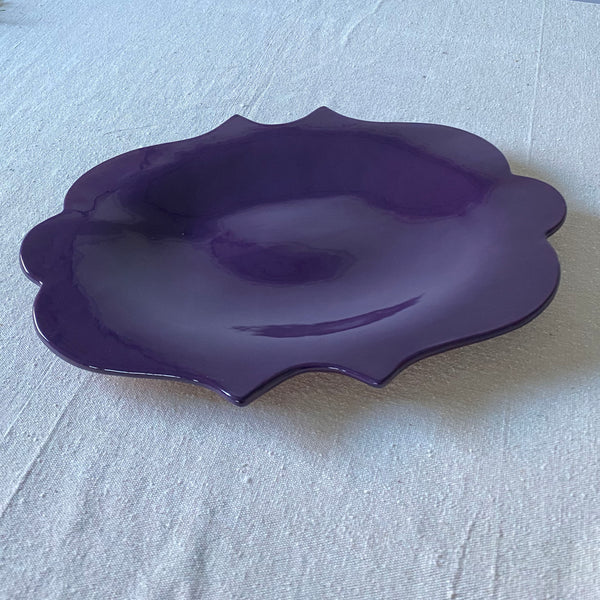 Seconds Baroque Platter | Plum