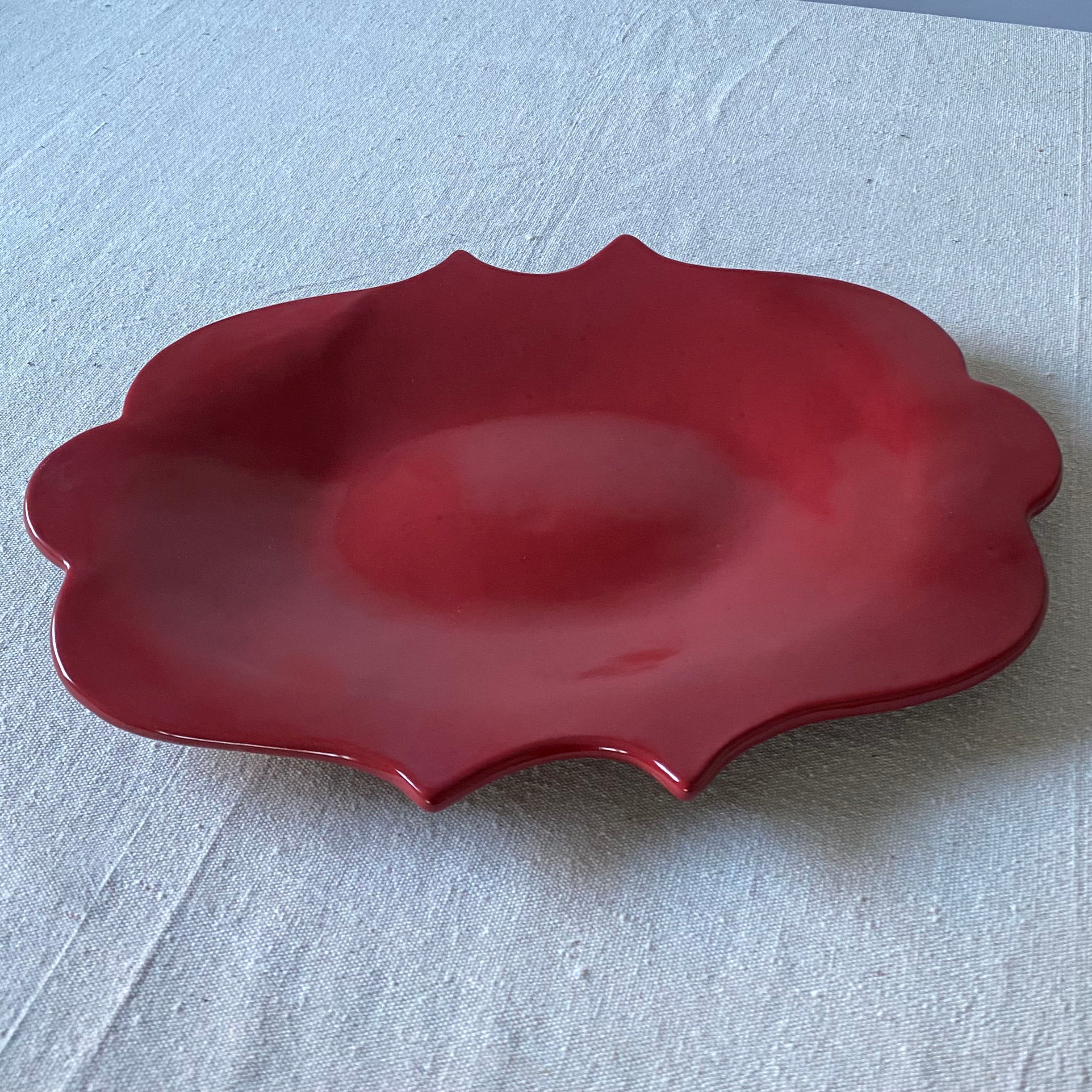 Seconds Baroque Platter | Pokeberry