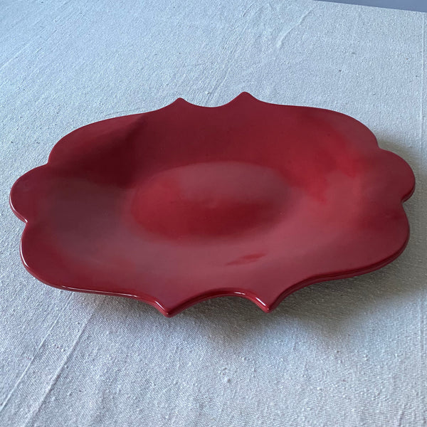 Seconds Baroque Platter | Pokeberry