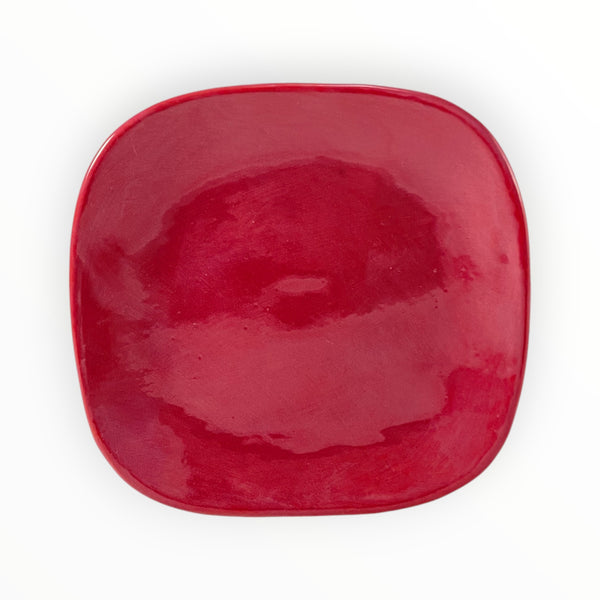 Sample Square Salad Plate | Pokeberry