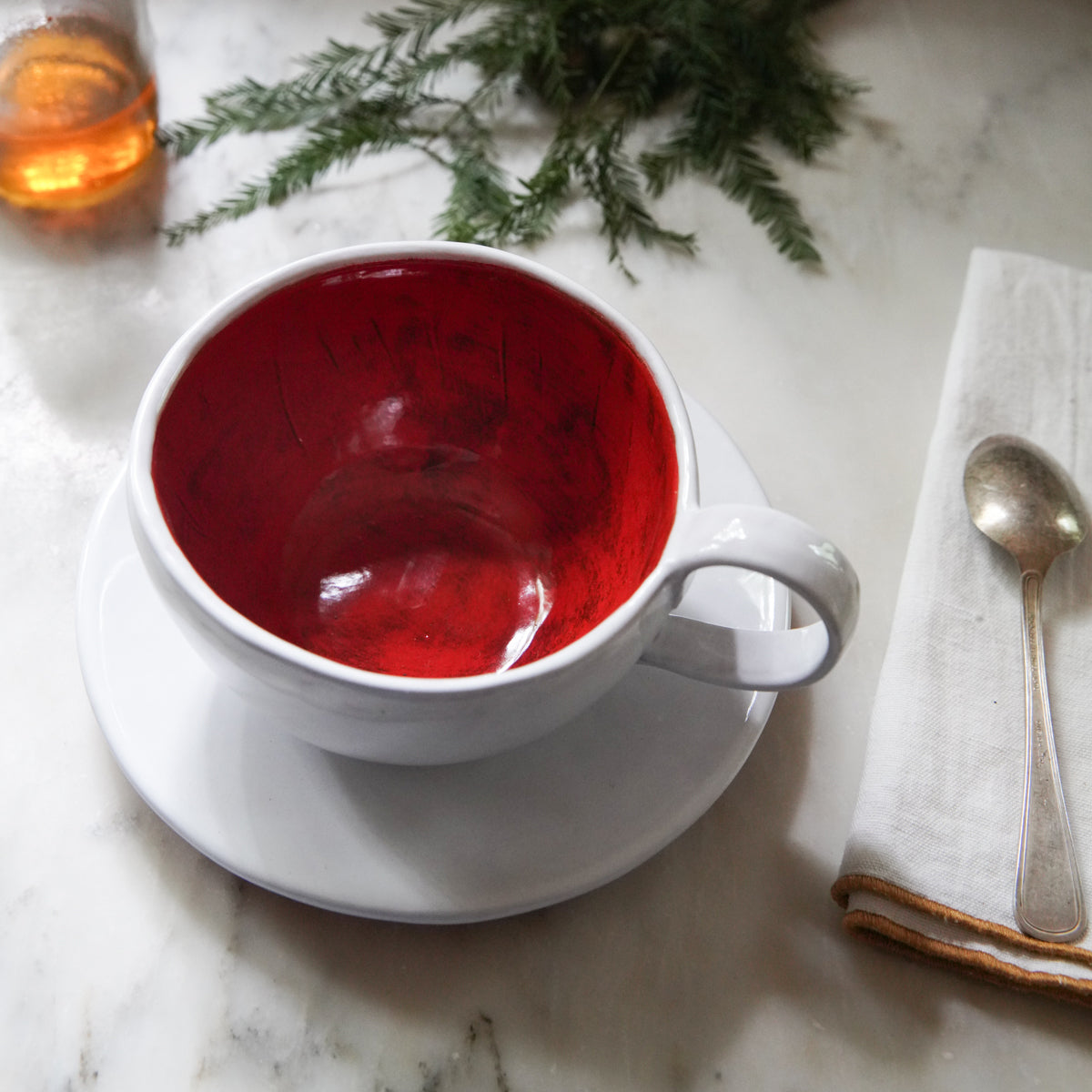 Christmas Cup & Saucer